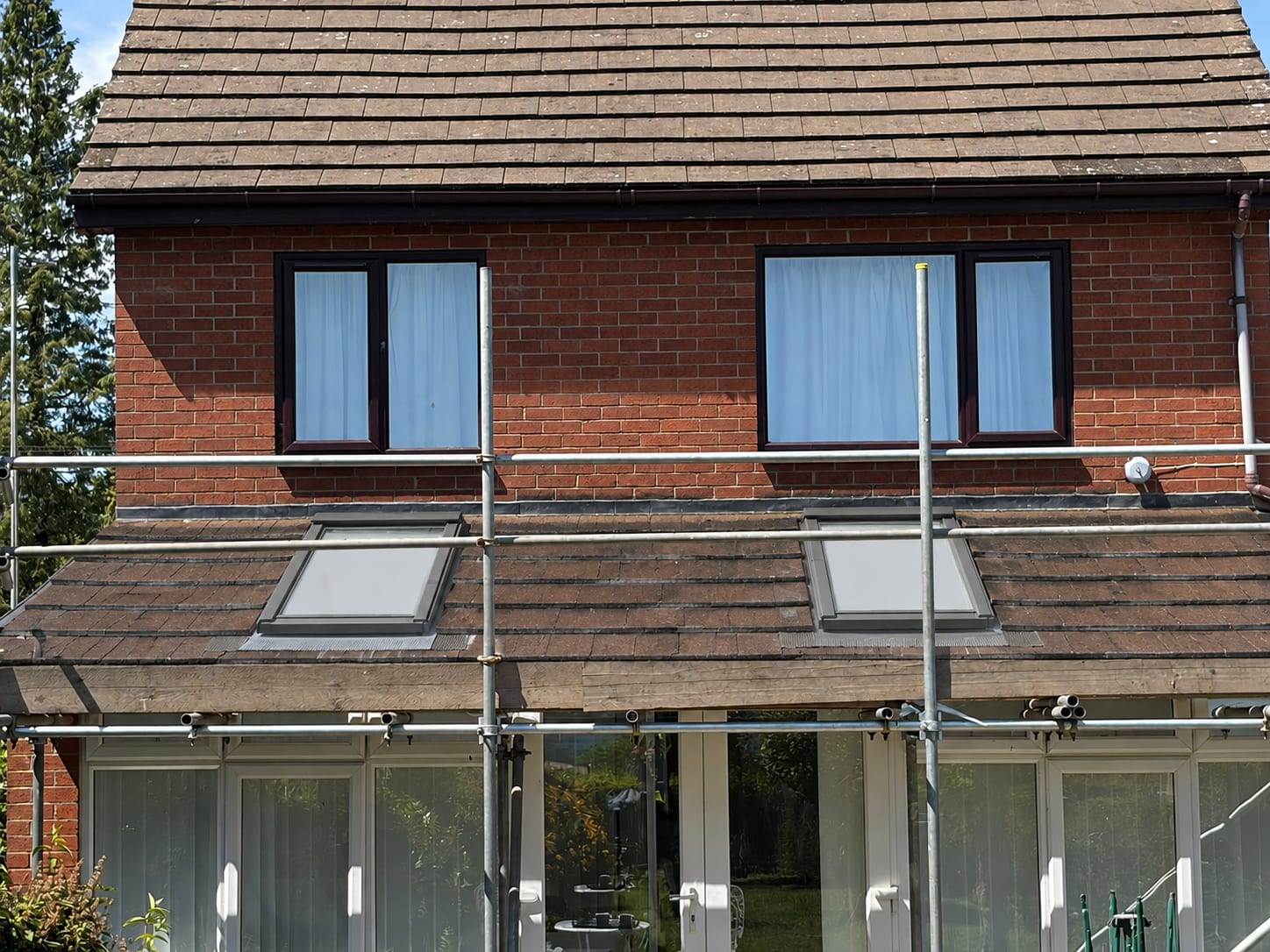 The old Decca roof tiles creating unwanted heat during the summer