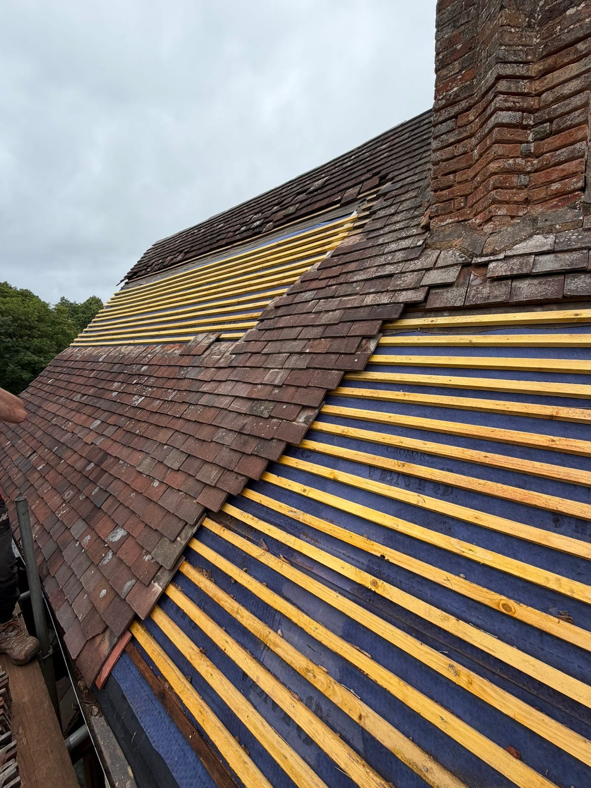 New breathable roofing membrane and roof tile battens